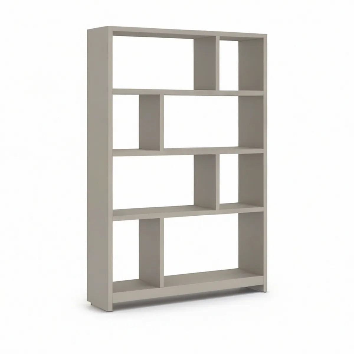 Bücherregal 80 × 30 × 180 cm, Grau, melaminbeschichtete Spanplatte